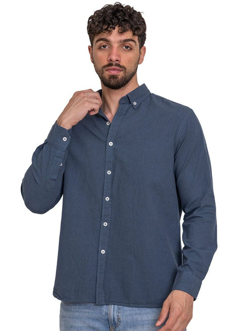 Storm Weather Linen Shirt - Khotwh